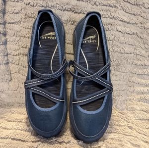 DANSKO Hazel Flat Blue Suede Size 9.5 - 10 / 40